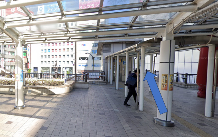 AGAスキンクリニックの東京立川院の立川駅から徒歩行き方